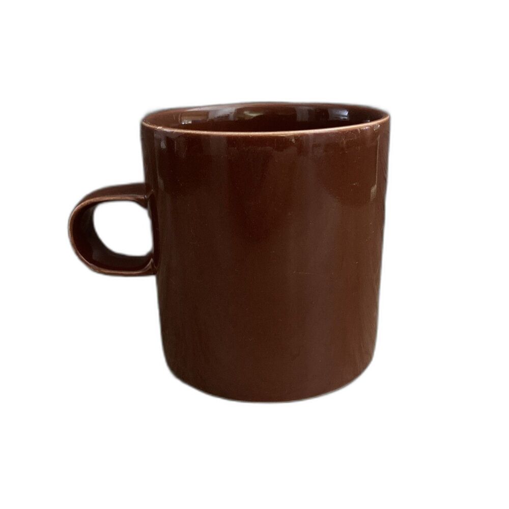 Vintage Dansk Japan Mug Brown Stoneware MCM Minimalist Danish Modern